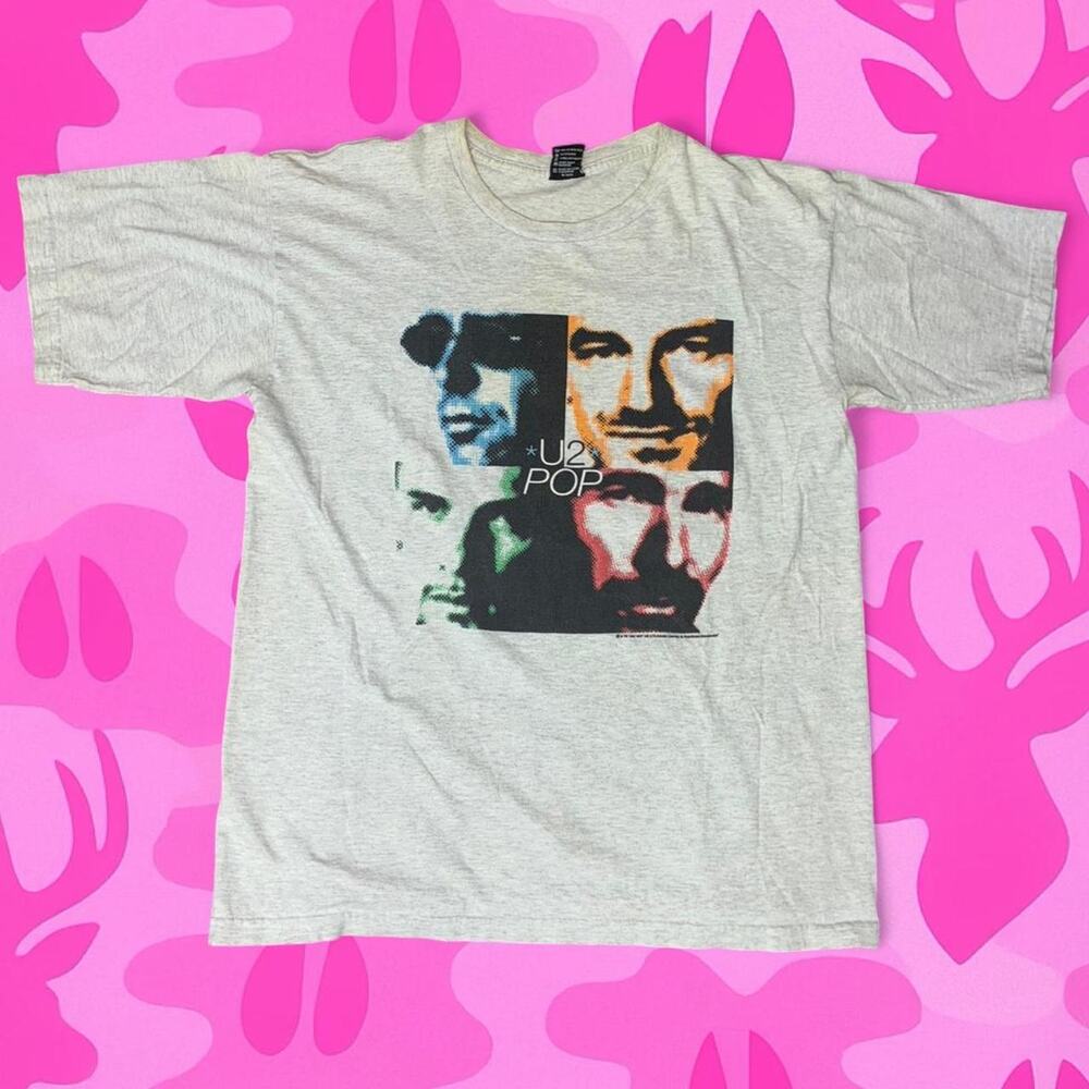 Vintage 1997 U2 Popmart tour tee Size L